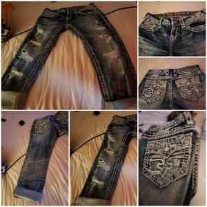 Rock Revival size 28 capris